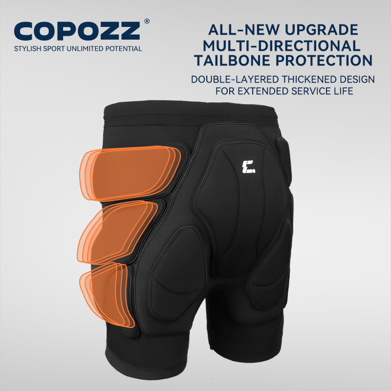 Motorcycle Gear Protection - COPOZZ Geliştirilmiş Kayak Dizlikleri Motosiklet Paten