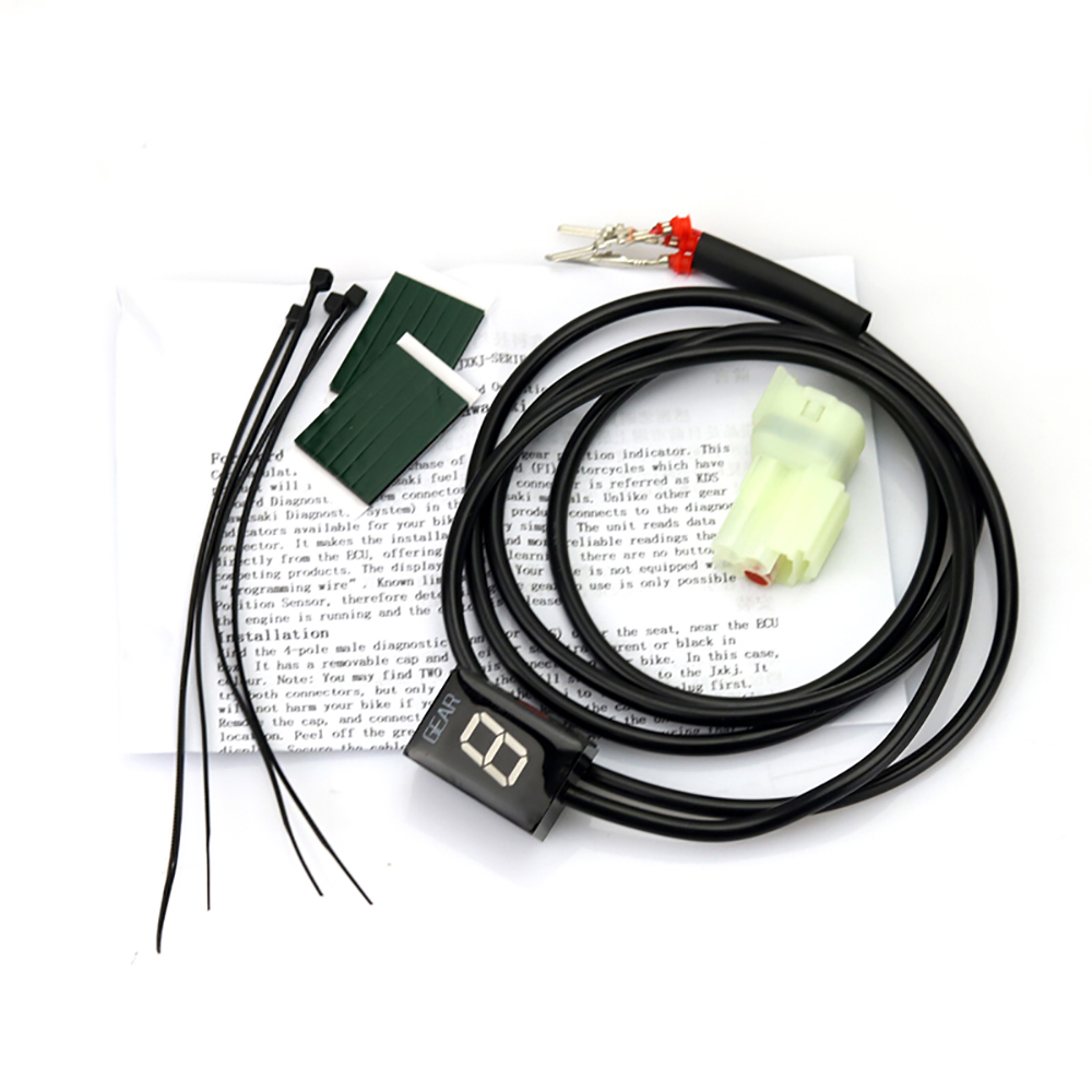 Dişli göstergesi Kawasaki ZX6R - Gear Indicator Display incelemesi ve fiyatı