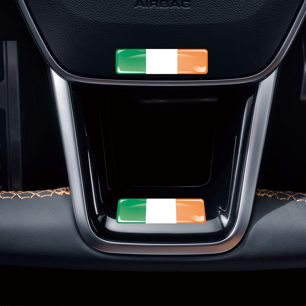 İrlanda Bayrağı 3D Epoksi Reçi - Motorcycle Gear Ireland incelemesi ve fiyatı