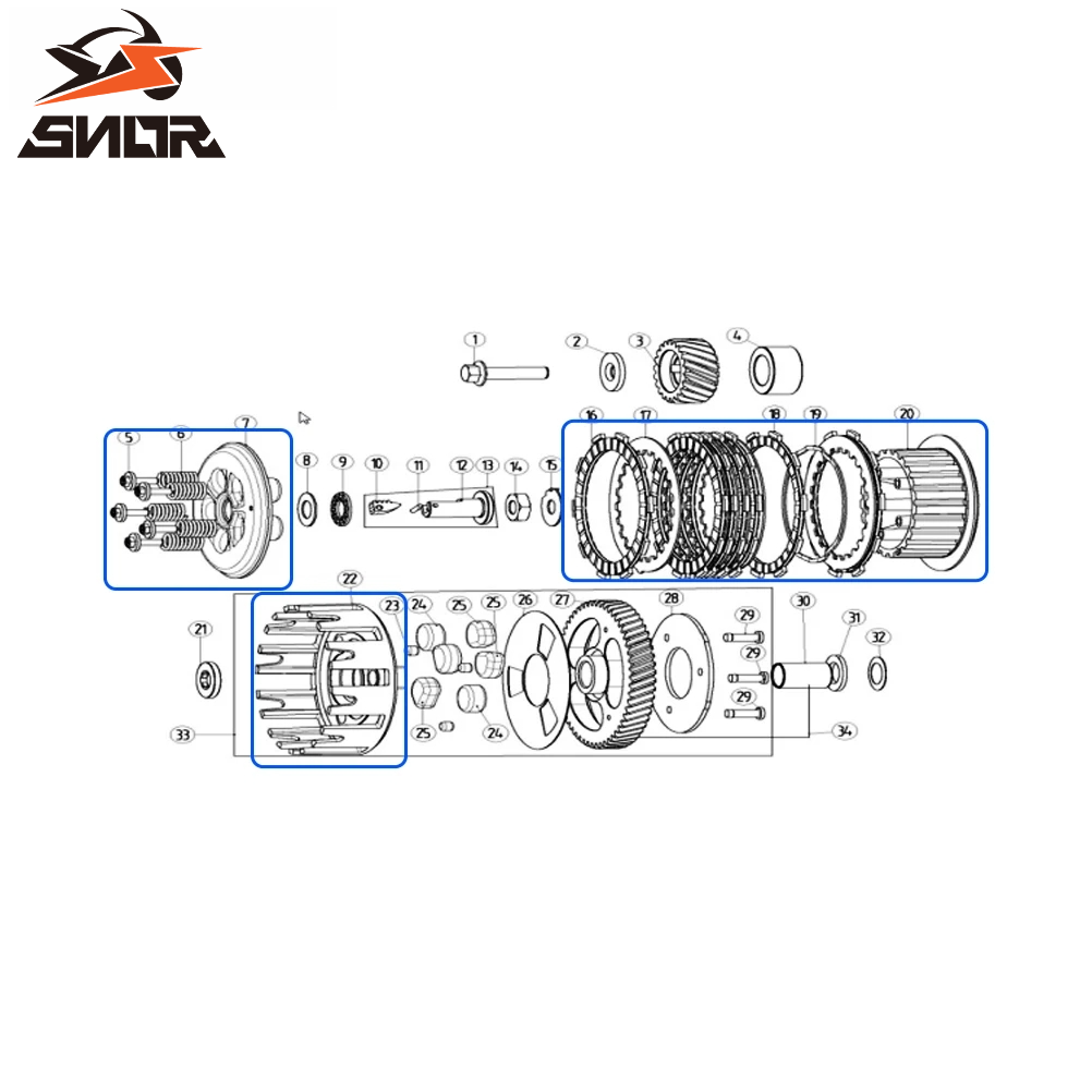 SNOR Motosiklet Debriyaj Göbeğ - Motorcycle Gear Sleeve incelemesi ve fiyatı